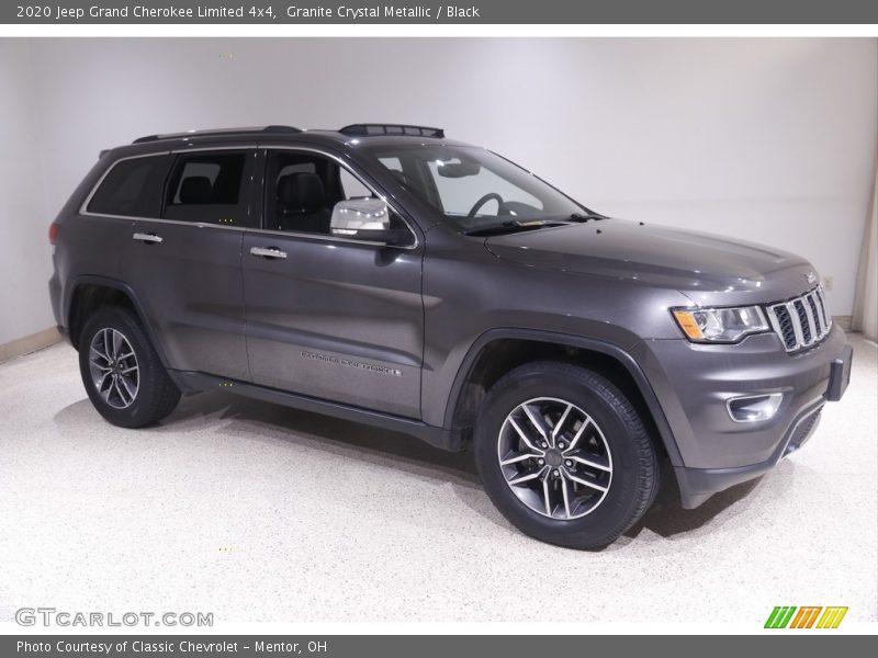 Granite Crystal Metallic / Black 2020 Jeep Grand Cherokee Limited 4x4