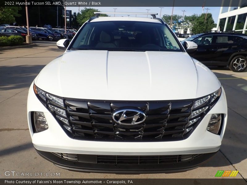 Quartz White / Black 2022 Hyundai Tucson SEL AWD