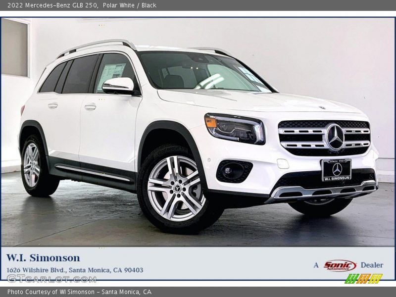 Polar White / Black 2022 Mercedes-Benz GLB 250