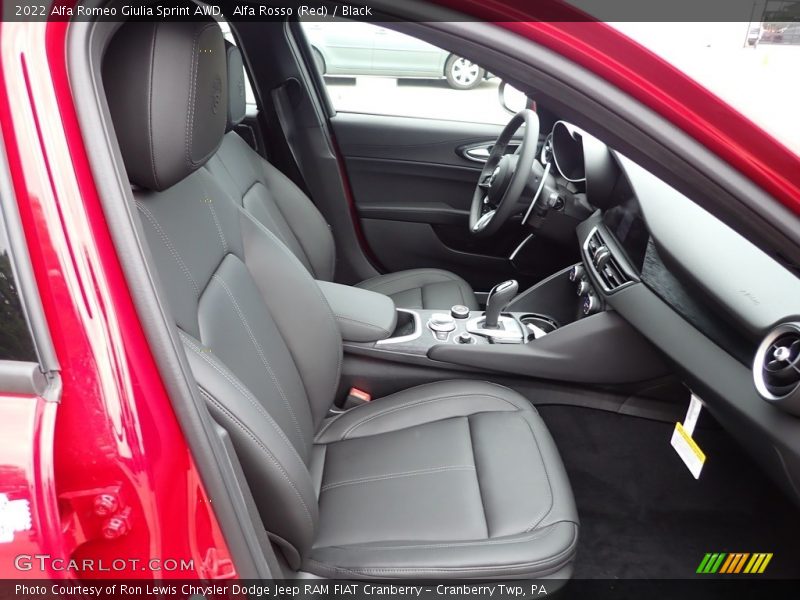Alfa Rosso (Red) / Black 2022 Alfa Romeo Giulia Sprint AWD
