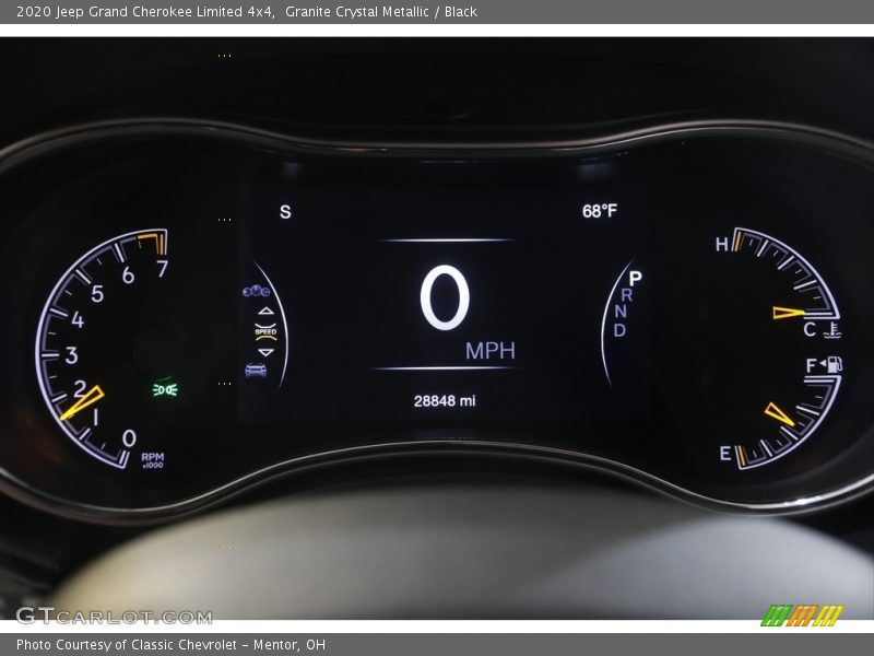 Granite Crystal Metallic / Black 2020 Jeep Grand Cherokee Limited 4x4