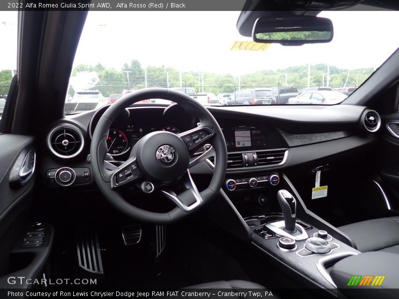 Dashboard of 2022 Giulia Sprint AWD