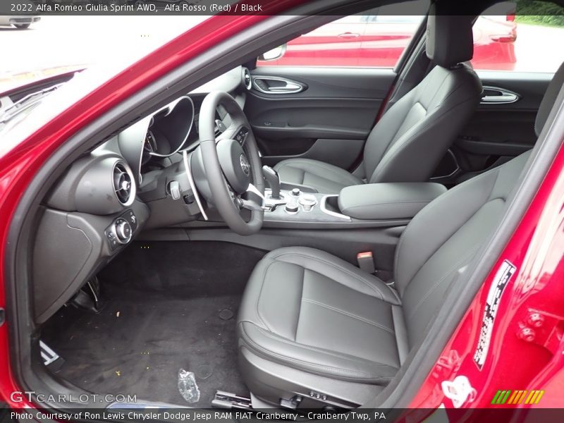 Front Seat of 2022 Giulia Sprint AWD