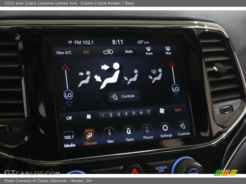 Granite Crystal Metallic / Black 2020 Jeep Grand Cherokee Limited 4x4