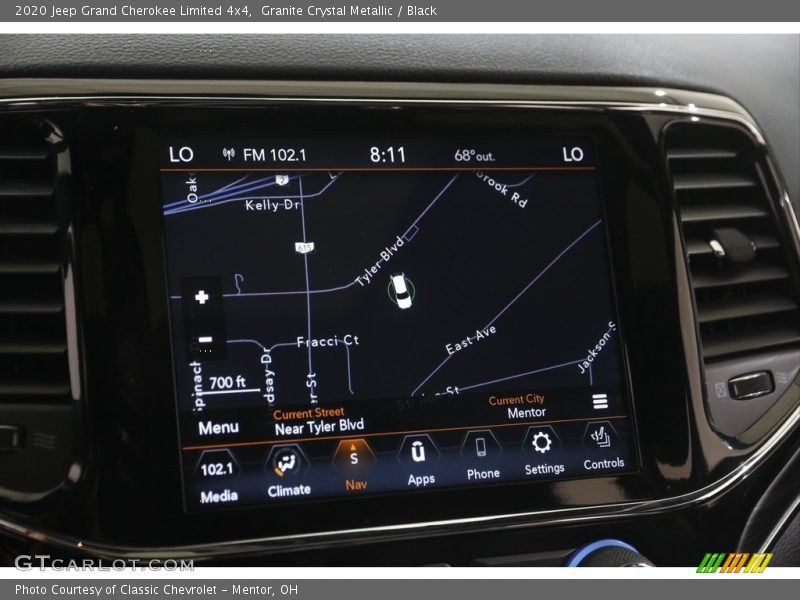 Granite Crystal Metallic / Black 2020 Jeep Grand Cherokee Limited 4x4