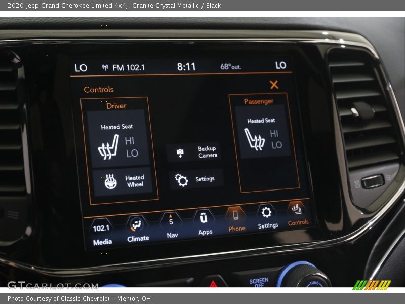 Granite Crystal Metallic / Black 2020 Jeep Grand Cherokee Limited 4x4