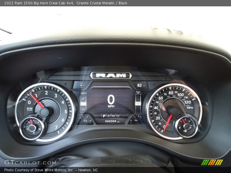 Granite Crystal Metallic / Black 2022 Ram 1500 Big Horn Crew Cab 4x4