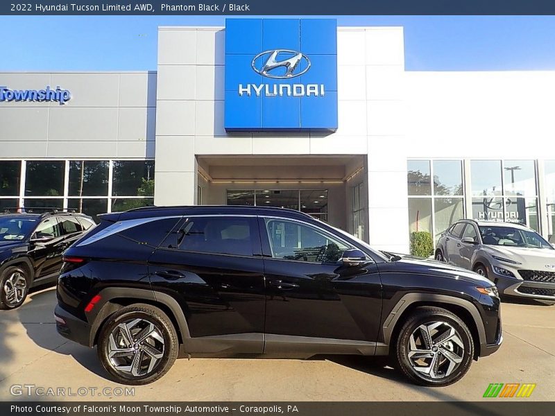 Phantom Black / Black 2022 Hyundai Tucson Limited AWD