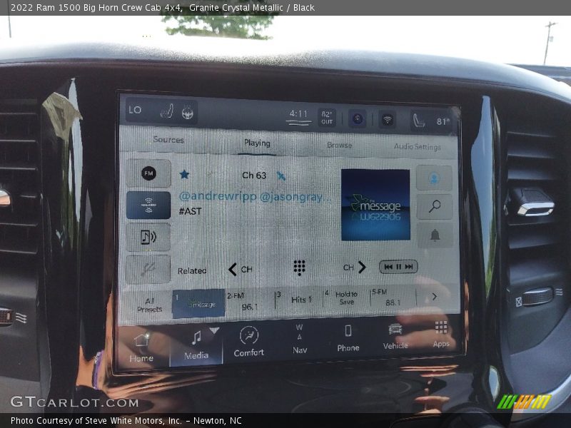Granite Crystal Metallic / Black 2022 Ram 1500 Big Horn Crew Cab 4x4