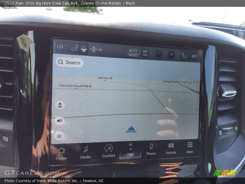 Granite Crystal Metallic / Black 2022 Ram 1500 Big Horn Crew Cab 4x4