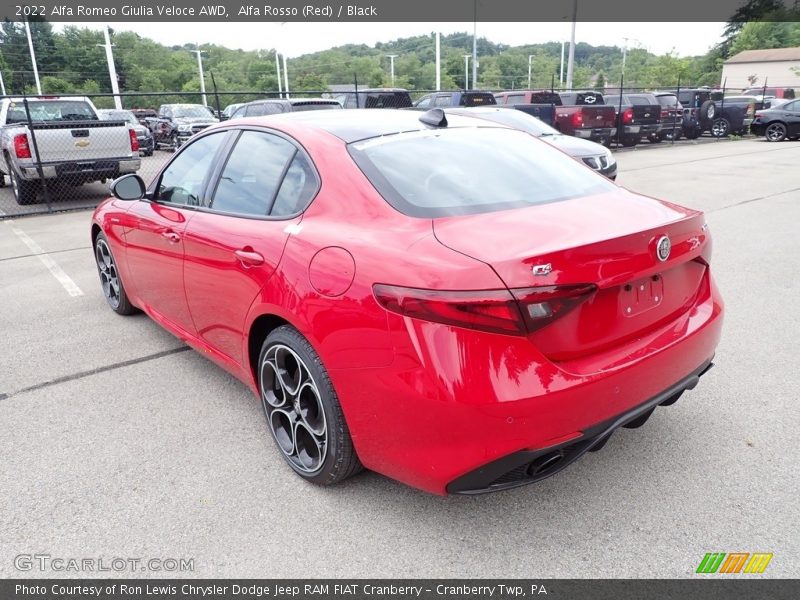 Alfa Rosso (Red) / Black 2022 Alfa Romeo Giulia Veloce AWD