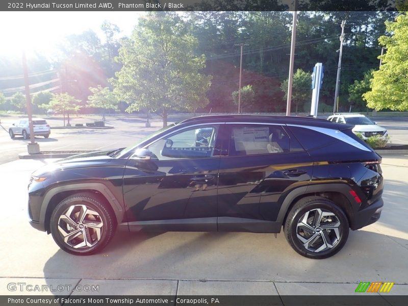 Phantom Black / Black 2022 Hyundai Tucson Limited AWD