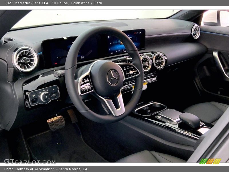 Polar White / Black 2022 Mercedes-Benz CLA 250 Coupe