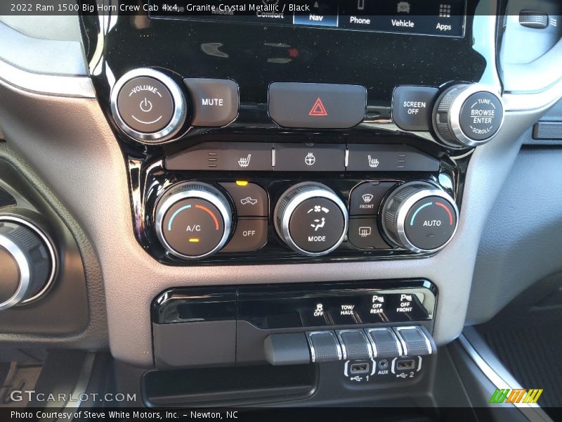 Granite Crystal Metallic / Black 2022 Ram 1500 Big Horn Crew Cab 4x4