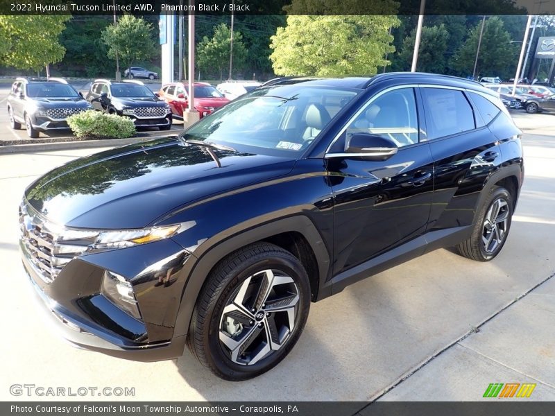 Phantom Black / Black 2022 Hyundai Tucson Limited AWD