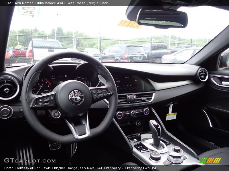 Dashboard of 2022 Giulia Veloce AWD