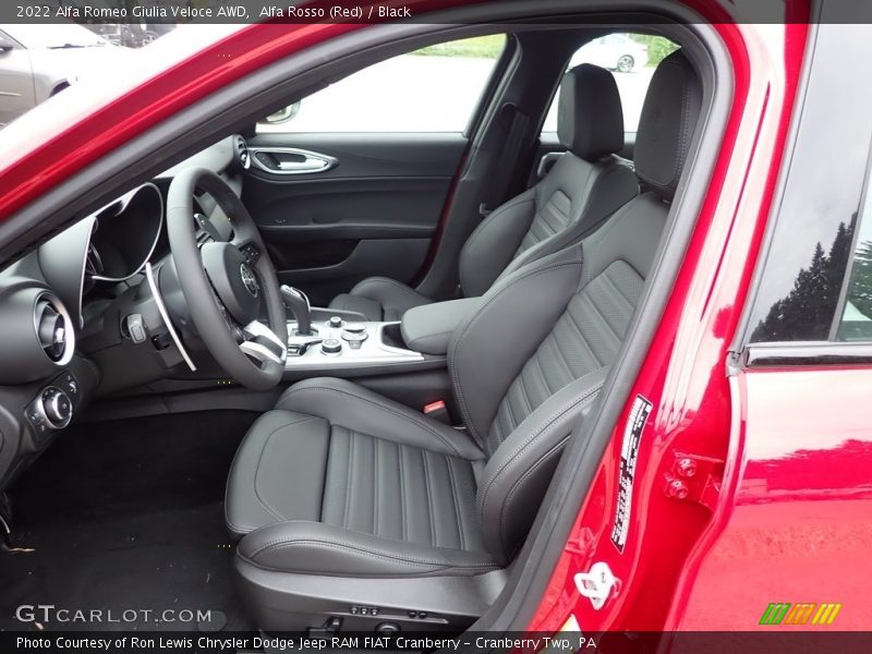  2022 Giulia Veloce AWD Black Interior