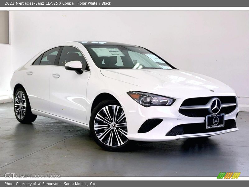 Polar White / Black 2022 Mercedes-Benz CLA 250 Coupe