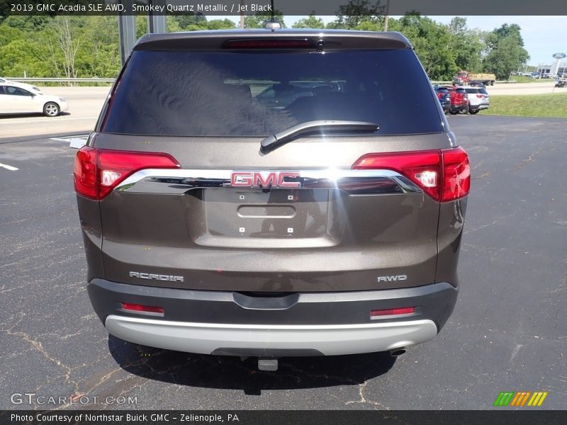 Smokey Quartz Metallic / Jet Black 2019 GMC Acadia SLE AWD