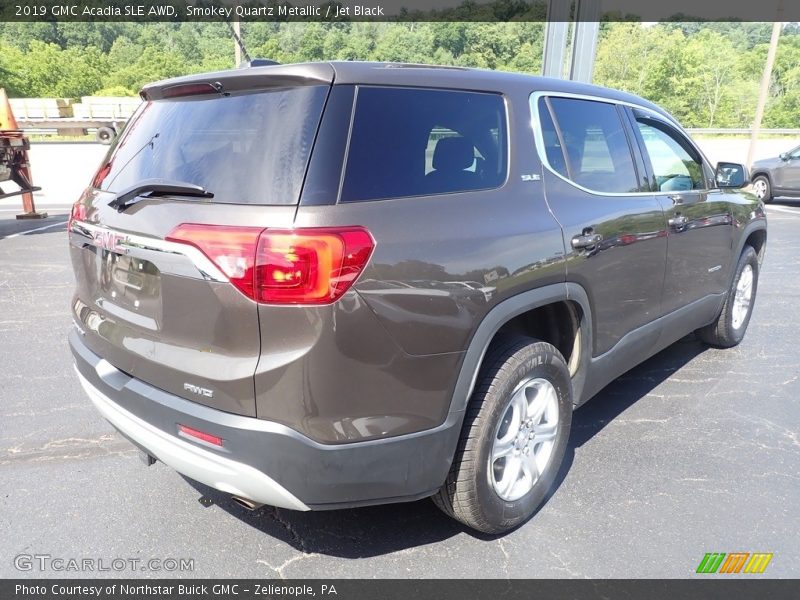 Smokey Quartz Metallic / Jet Black 2019 GMC Acadia SLE AWD