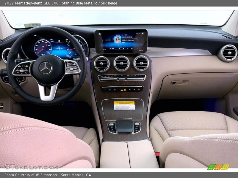 Starling Blue Metallic / Silk Beige 2022 Mercedes-Benz GLC 300