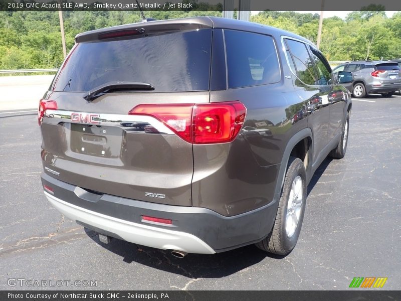 Smokey Quartz Metallic / Jet Black 2019 GMC Acadia SLE AWD