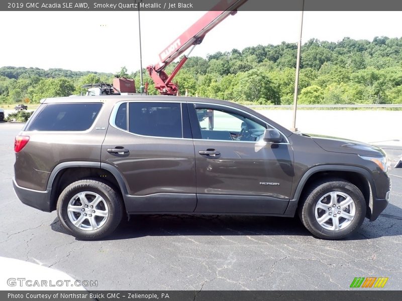 Smokey Quartz Metallic / Jet Black 2019 GMC Acadia SLE AWD
