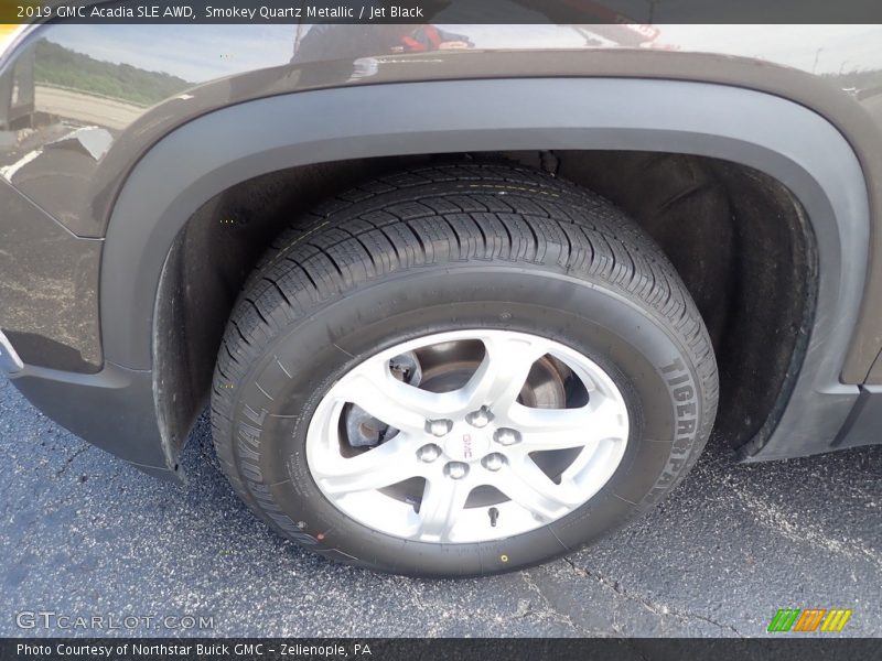 Smokey Quartz Metallic / Jet Black 2019 GMC Acadia SLE AWD
