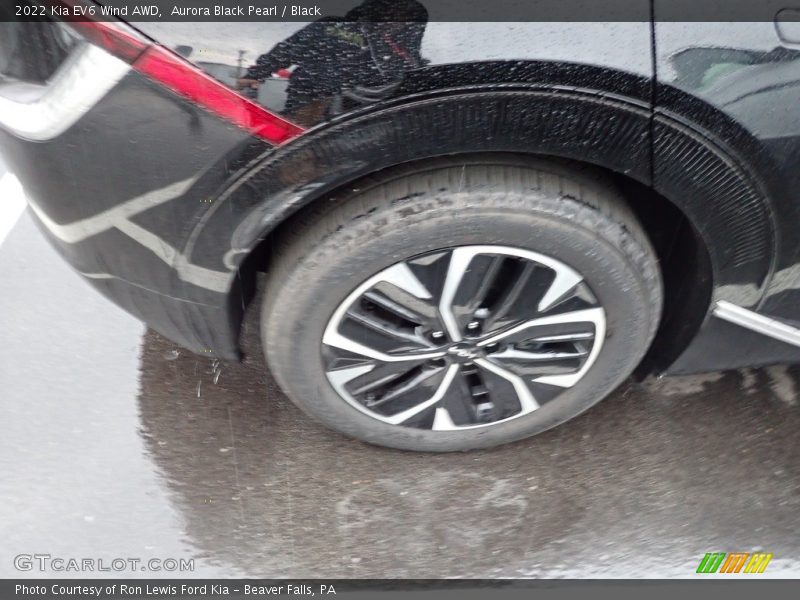 Aurora Black Pearl / Black 2022 Kia EV6 Wind AWD