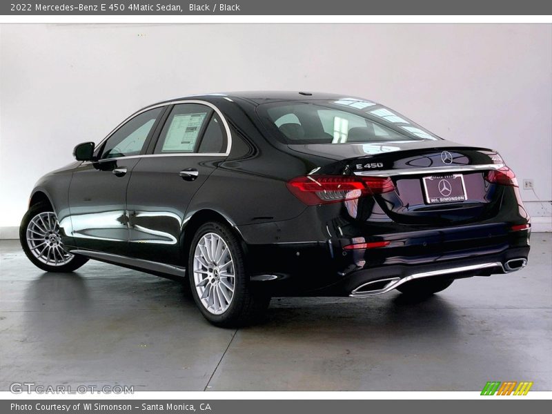 Black / Black 2022 Mercedes-Benz E 450 4Matic Sedan
