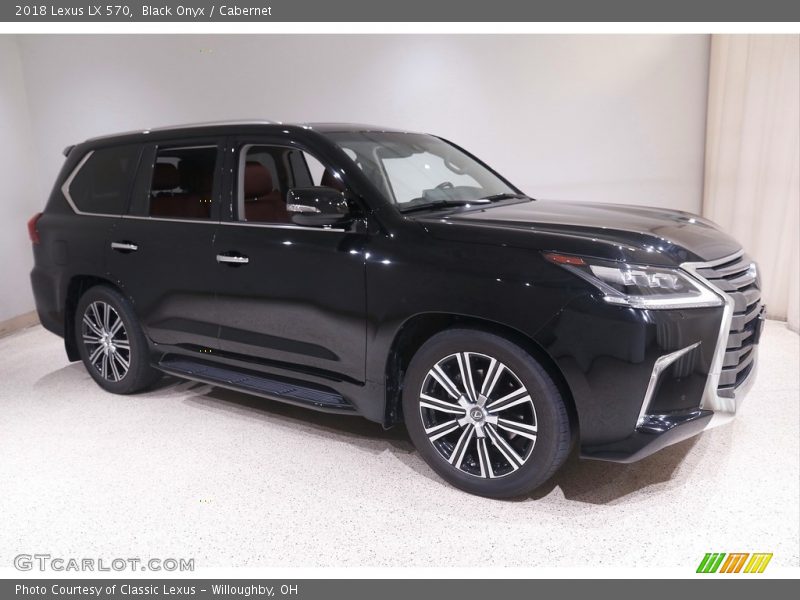 Black Onyx / Cabernet 2018 Lexus LX 570