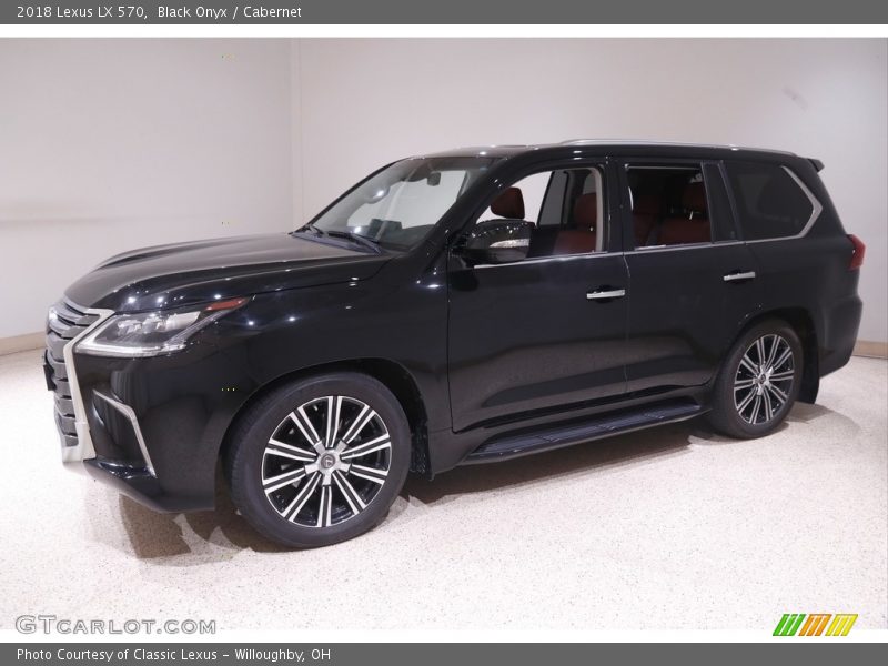 Black Onyx / Cabernet 2018 Lexus LX 570