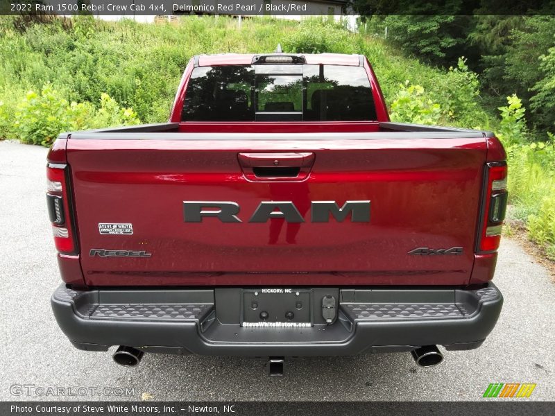 Delmonico Red Pearl / Black/Red 2022 Ram 1500 Rebel Crew Cab 4x4