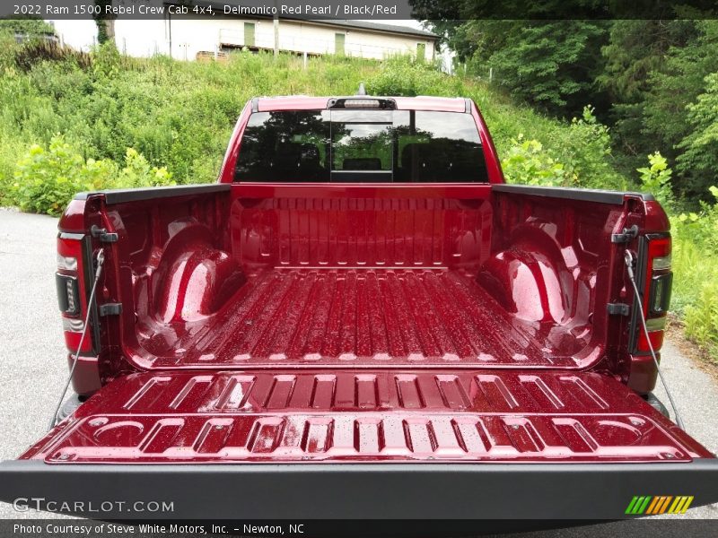 Delmonico Red Pearl / Black/Red 2022 Ram 1500 Rebel Crew Cab 4x4