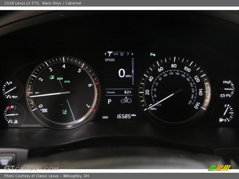 Black Onyx / Cabernet 2018 Lexus LX 570