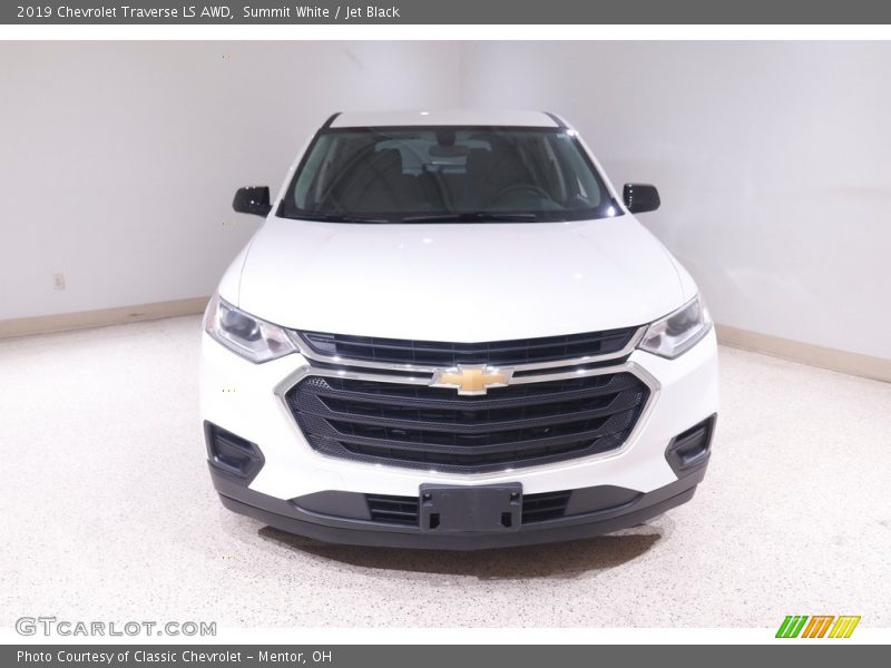 Summit White / Jet Black 2019 Chevrolet Traverse LS AWD