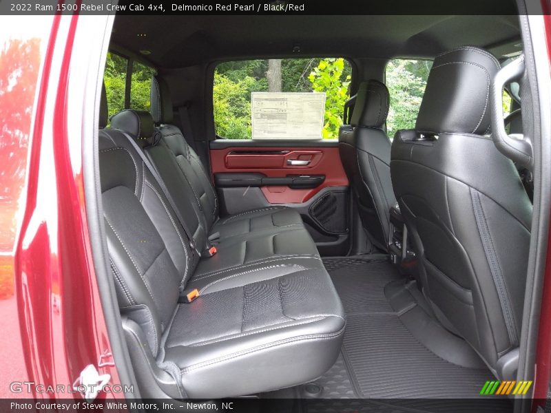 Rear Seat of 2022 1500 Rebel Crew Cab 4x4