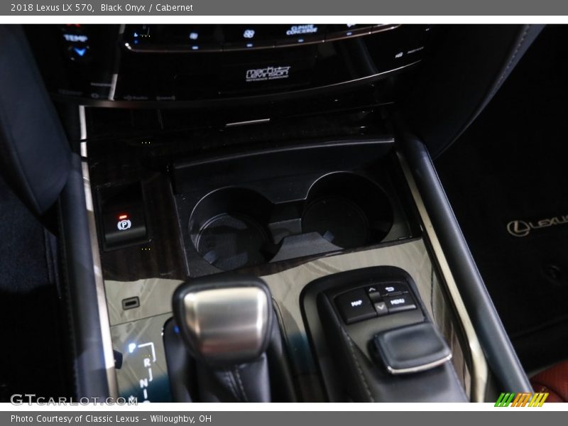 Black Onyx / Cabernet 2018 Lexus LX 570