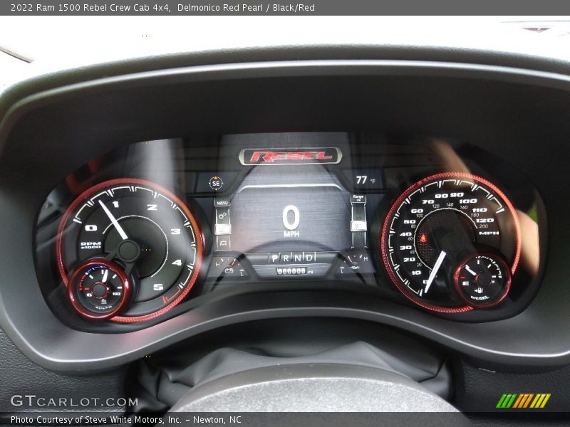  2022 1500 Rebel Crew Cab 4x4 Rebel Crew Cab 4x4 Gauges