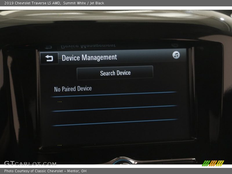 Summit White / Jet Black 2019 Chevrolet Traverse LS AWD