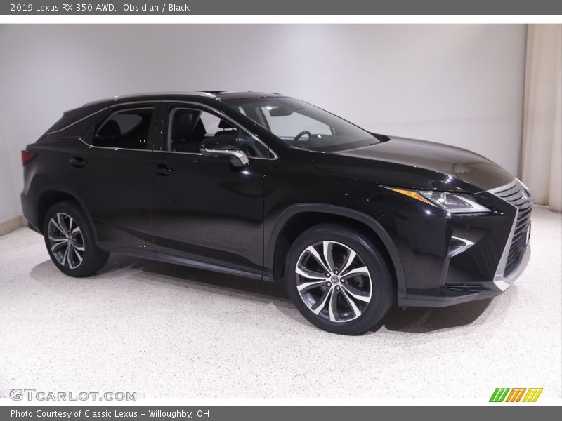 Obsidian / Black 2019 Lexus RX 350 AWD