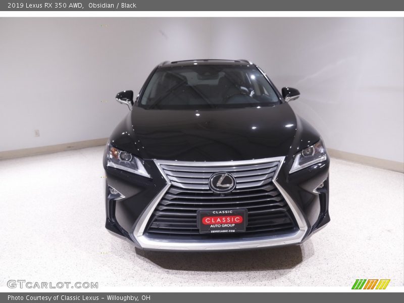 Obsidian / Black 2019 Lexus RX 350 AWD