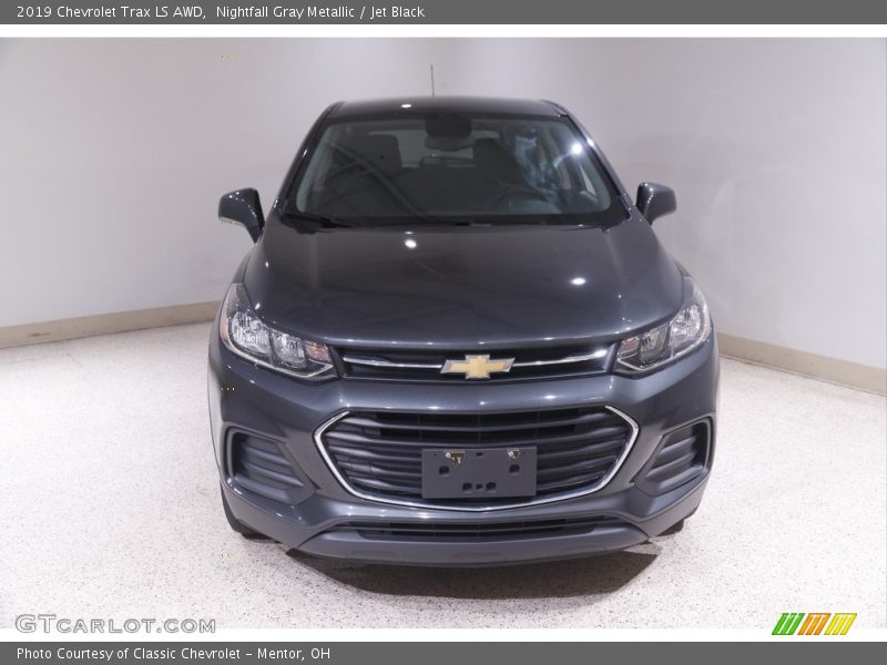 Nightfall Gray Metallic / Jet Black 2019 Chevrolet Trax LS AWD