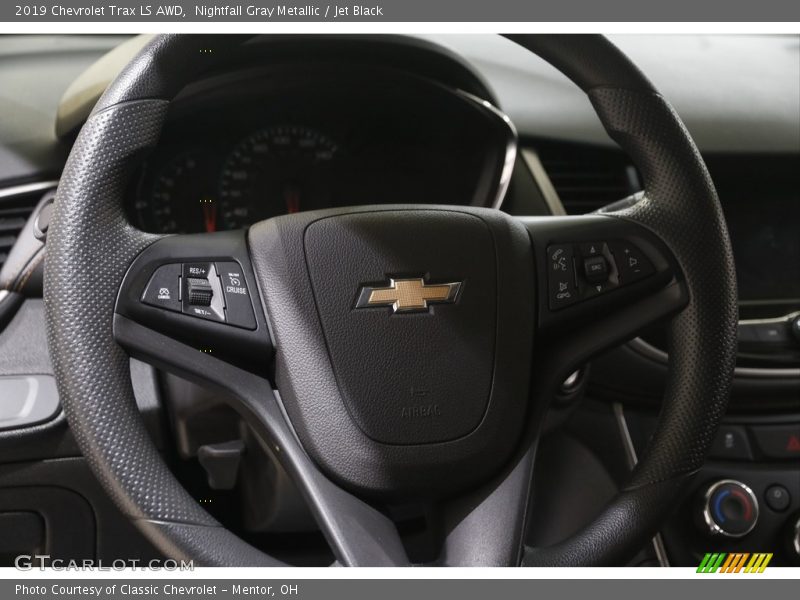 Nightfall Gray Metallic / Jet Black 2019 Chevrolet Trax LS AWD