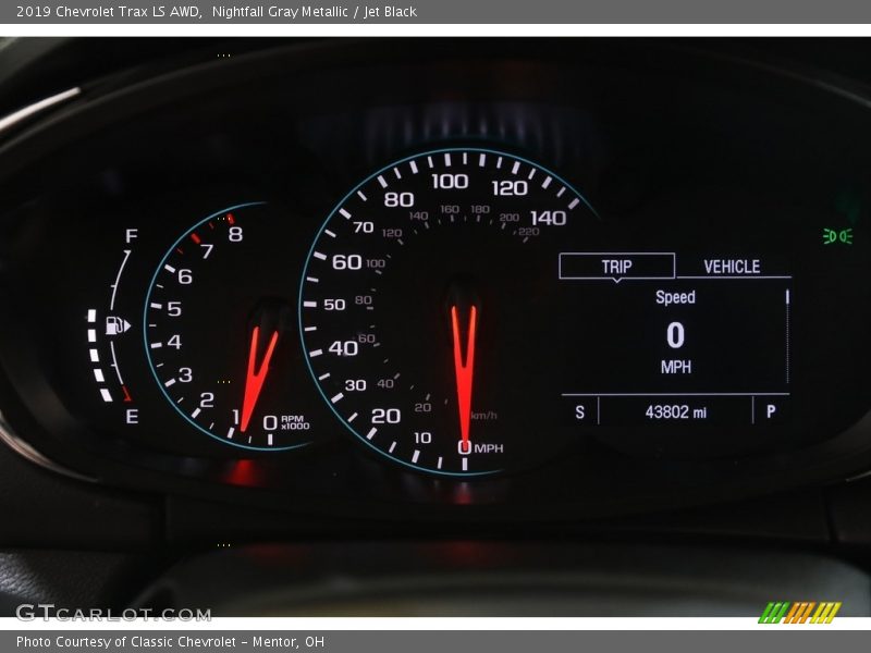 Nightfall Gray Metallic / Jet Black 2019 Chevrolet Trax LS AWD