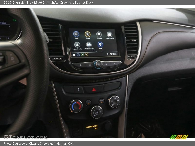 Nightfall Gray Metallic / Jet Black 2019 Chevrolet Trax LS AWD