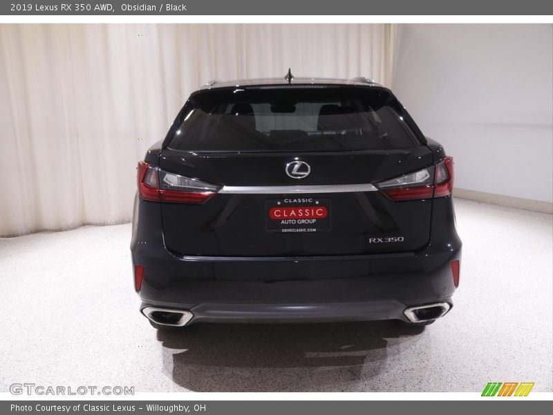 Obsidian / Black 2019 Lexus RX 350 AWD