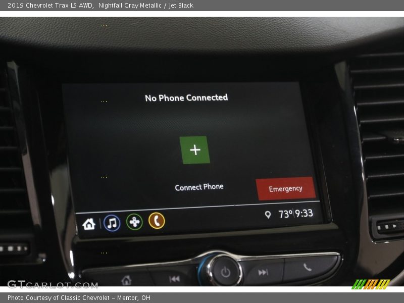 Nightfall Gray Metallic / Jet Black 2019 Chevrolet Trax LS AWD
