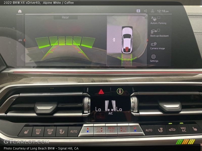 Alpine White / Coffee 2022 BMW X6 xDrive40i