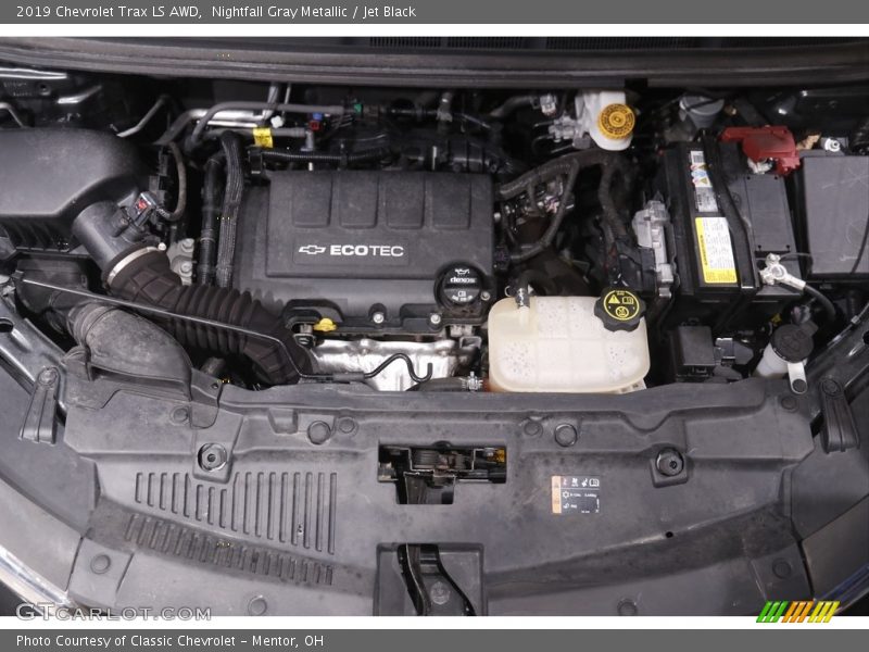 Nightfall Gray Metallic / Jet Black 2019 Chevrolet Trax LS AWD